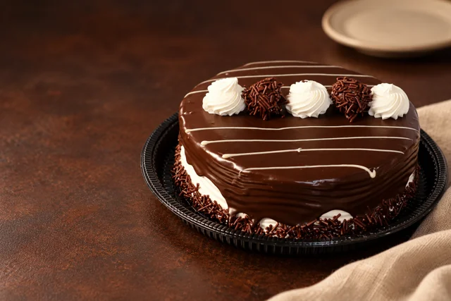 Torta de chocolate da linha de doces da Príncipe