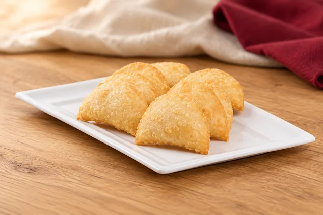 Mini Pastel da Príncipe Alimentos em ambientação ilustrativa