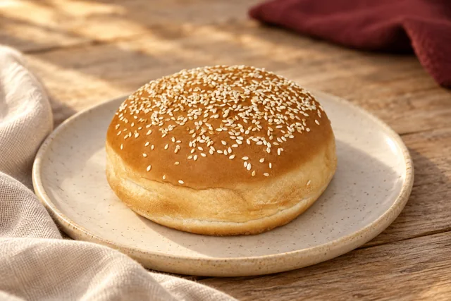 Pão de Hambúrguer da Príncipe Alimentos em ambientação ilustrativa